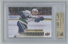 2018-19 Upper Deck Series 2 Young Guns Canvas Elias Pettersson BGS 10