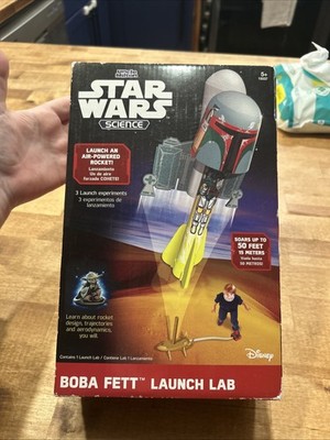 Uncle Milton Star Wars Science Boba Fett Launch Lab Rocket NEW SOARS 50+ Feet