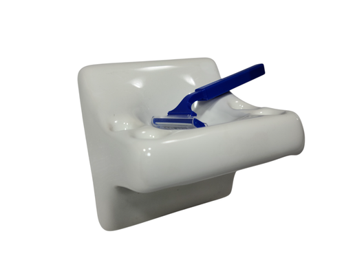 Vintage Bright White Ceramic Toothbrush Holder Tumbler Cup Tray Arctic 0190 - Picture 24 of 24