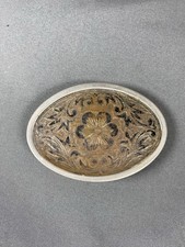 Vintage Oval Floral Ornate Western Style Belt Buckle