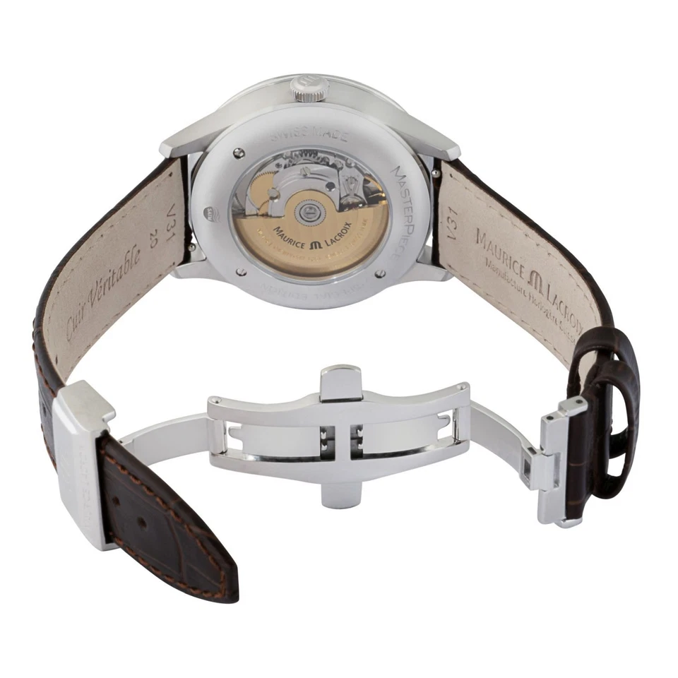 Relógio automático Maurice Lacroix Masterpiece MP6507-SS001-110 ponteiros de data do dia 40mm - Imagem 2 de 2