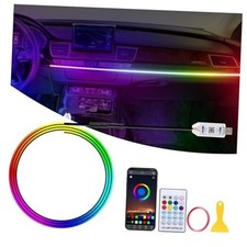Acrylic LED Lights for Car, 43.3in RGB Strip Light Car LED 1 in 1 1 43.3in 
