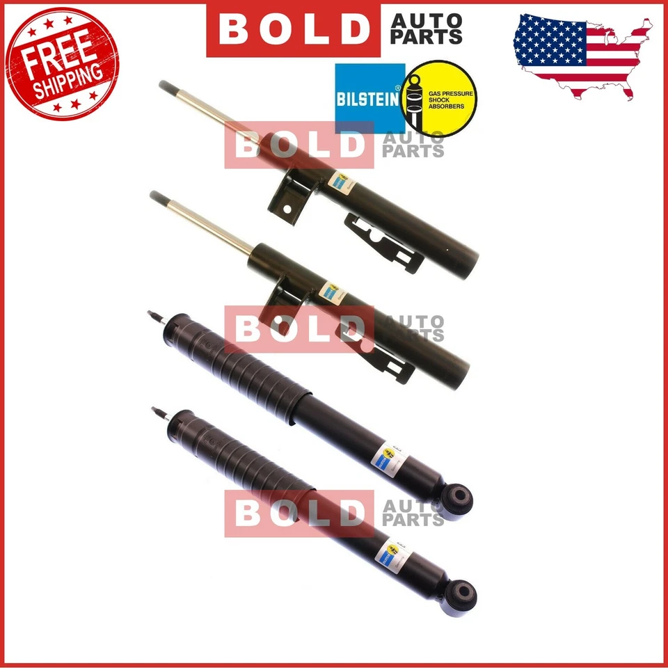 For Smart Fortwo 2008-15 Complete Front Struts & Rear Shocks Kit Set Bilstein B4 - Image 2 of 4