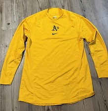 2025 Oakland A’s Nike Game Used Jersey Shirt Thick Warm #3  Max Muncy XL