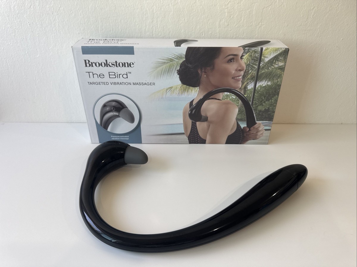 brookstone vibrating massager Brookstone Cordless Hot and Cold Percussion Deep Tissue Massager Gun, 6  Intensity Levels main image 1