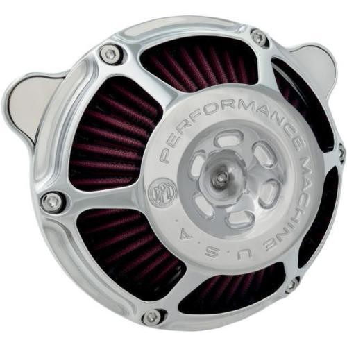 Performance Machine Max HP Air Cleaner CV/EFI Chrome #0206-2078-CH - Picture 1 of 1