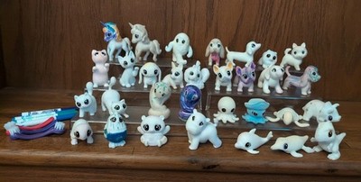 Crayola Scribble Scrubbie Pets Lot of 31 Animal Figures W/ Markers & Brushes