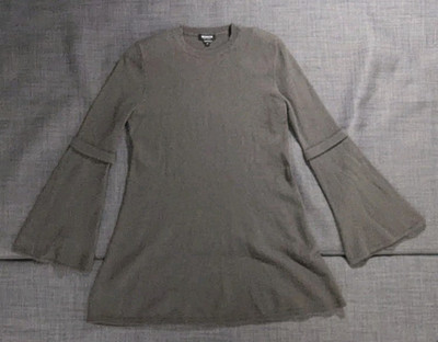 Worth Long Sleeve 100% Wool Sweater Women's Bell Sleeves Double Sleeve