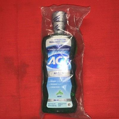 ACT Anticavity Zero Alcohol Fluoride Mouthwash 18 fl. oz., With Accurate Dosin