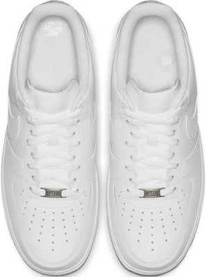 Nike Air Force 1 '07 Men's White Low Top Lace-Up Athletic Sneakers