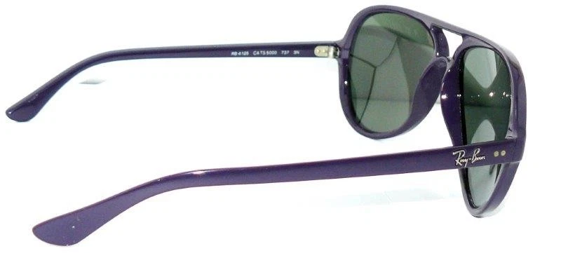 Ray Ban SONNENBRILLE GRÜN LILA RB 4125 737 CATS 4376 PILOT BRILLE 4162 ETUI 3025 - Bild 4 von 4