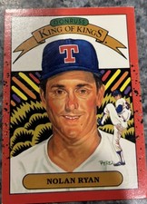 Rare Multi Error WRONG BACK & #665 (d)  Donruss Nolan Ryan 1990 