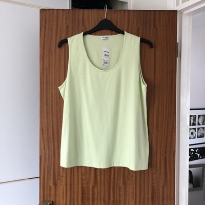 New Gerry Weber Ladies Pale Green Summer Holiday Casual Layering Vest Top 20