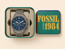 FOSSIL BLUE FLYNN CHRONOGRAPH BQ1126IE MEN'S WATCH- Brand New