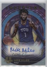 2022-23 Bowman Inception University Mike Miles Jr #BIA-MML Auto 1cc7