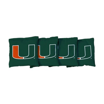 Cornhole Bags Miami Hurricanes Officially Licensed ACA Regulation Durable
