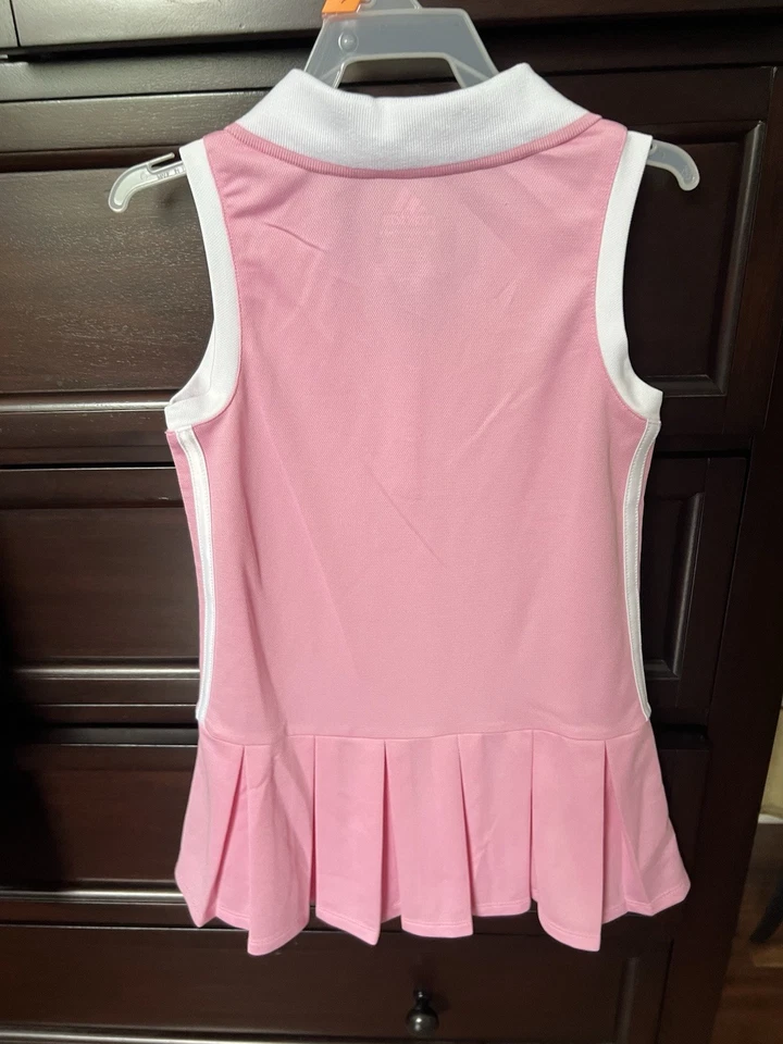 Adidas Girls Pink Tennis Dress Size 4 - Image 4 of 4