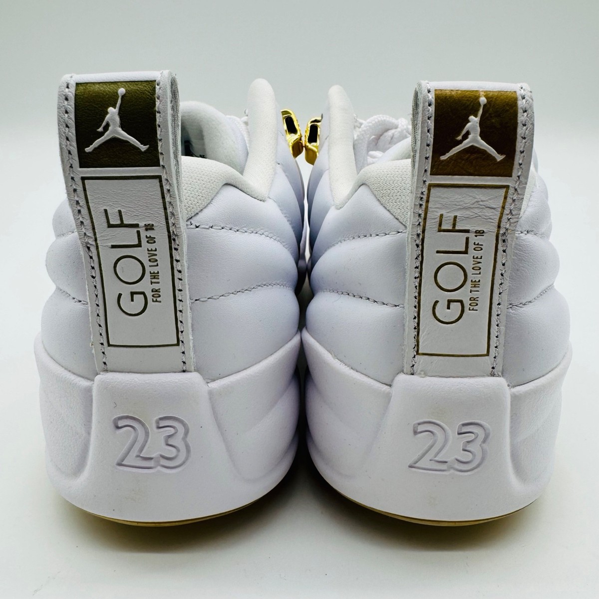 Nike Air Jordan 12 Golf Low MASTERS EDITION White Gold DM0106-117