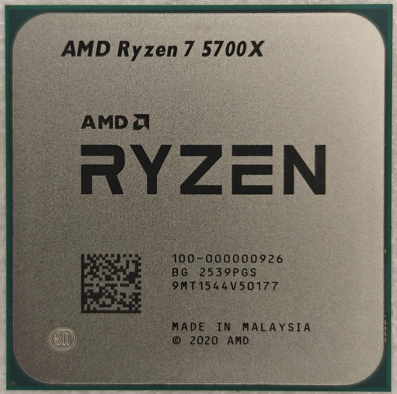 Procesador AMD Ryzen 7 5700X CPU de escritorio R7 5700X Socket AM4 3,4 GHz 8 núcleos