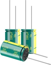5 Pack 16V 3300uF Premium Quality Low ESR Ele...