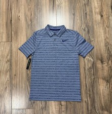 Nike Big Kids Boys Dri-FIT Striped Golf Polo
