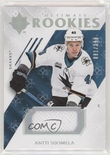 2018 Upper Deck Ultimate Collection Rookies Jerseys 81/399 Antti Suomela #62 3x1