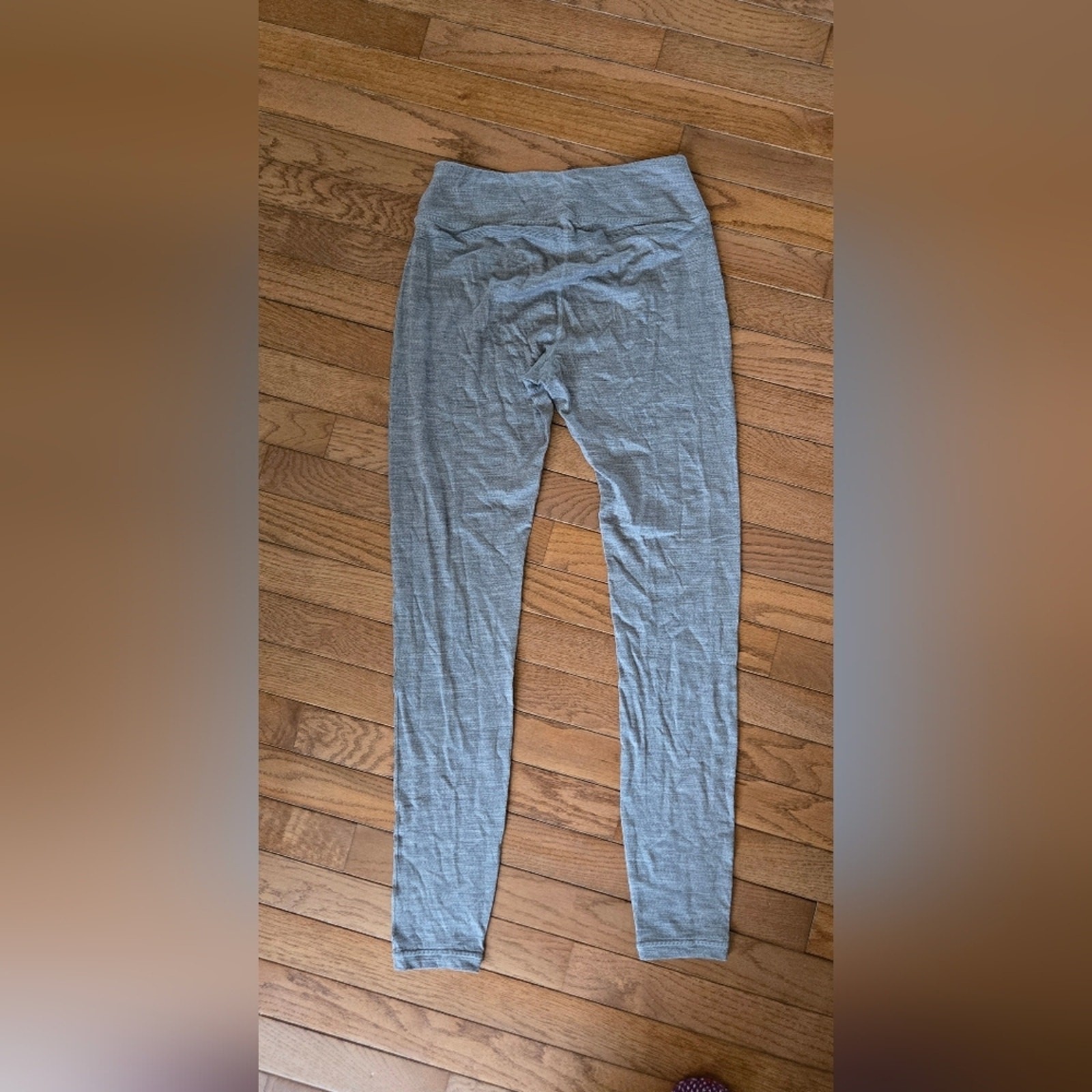 Smartwool Womens Black Base layer Gray Leggings S… - image 1