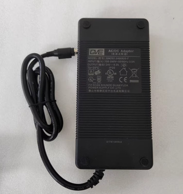 GVE GM252-2400920-F 4-pin 24V 9.2A Netzteil-Adapter-Ladegerät