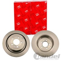 2X TRW Bremsscheiben 354Mm BelÜFtet Hinten Passend FÜR Land Rover Range |