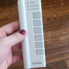 iClicker Student Response System Remote White Classroom Polling Device