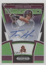 2020 Prizm Draft Picks Thunderstruck Lime Green 11/23 Trevor Hauver Auto 3hd