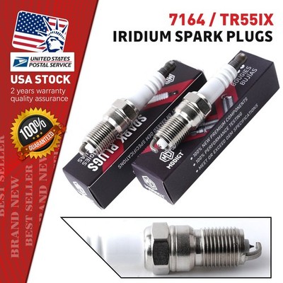 For NGK IX Iridium OEM Set of 6 Spark Plugs 7164 # TR55IX For Chevrolet Malibu