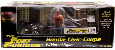 Revell FAST&FURIOUS 5台 Revell The Fast and the Furious Honda Civic Coupe with Vincent