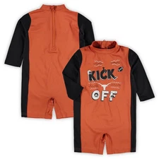 Toddler Texas Orange/Black Texas Longhorns Wave Runner Wetsuit