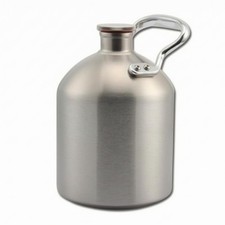 Zylindrische Edelstahlkanne geb&uuml;rstete Oberfl&auml;che Milch Pitcher