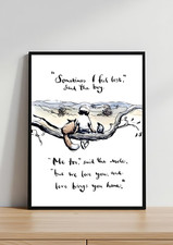 A4 Framed The Boy The Mole The Fox and The Horse Art Print – Charlie Mackesy 