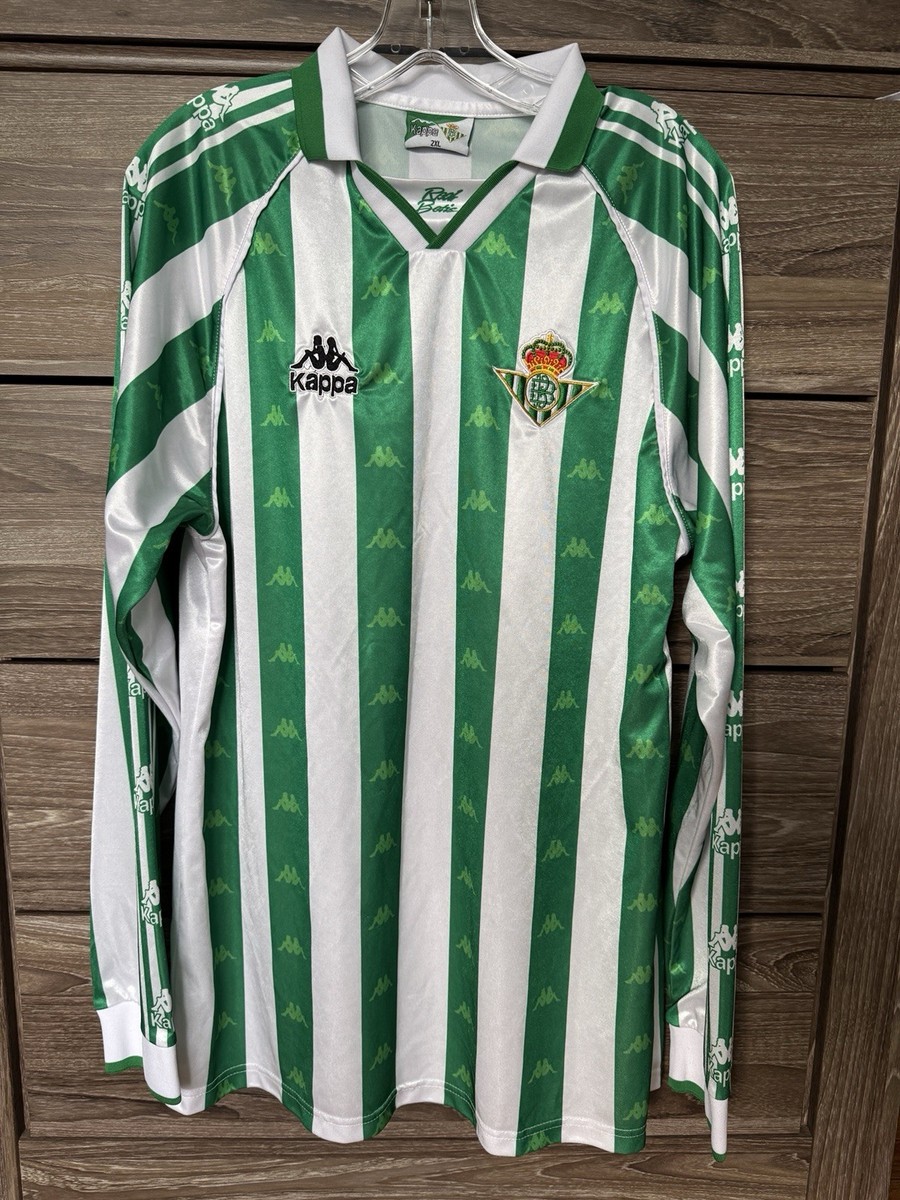 Real Betis 1995-1997 Long Sleeve Kappa Jersey Size 2XL | eBay