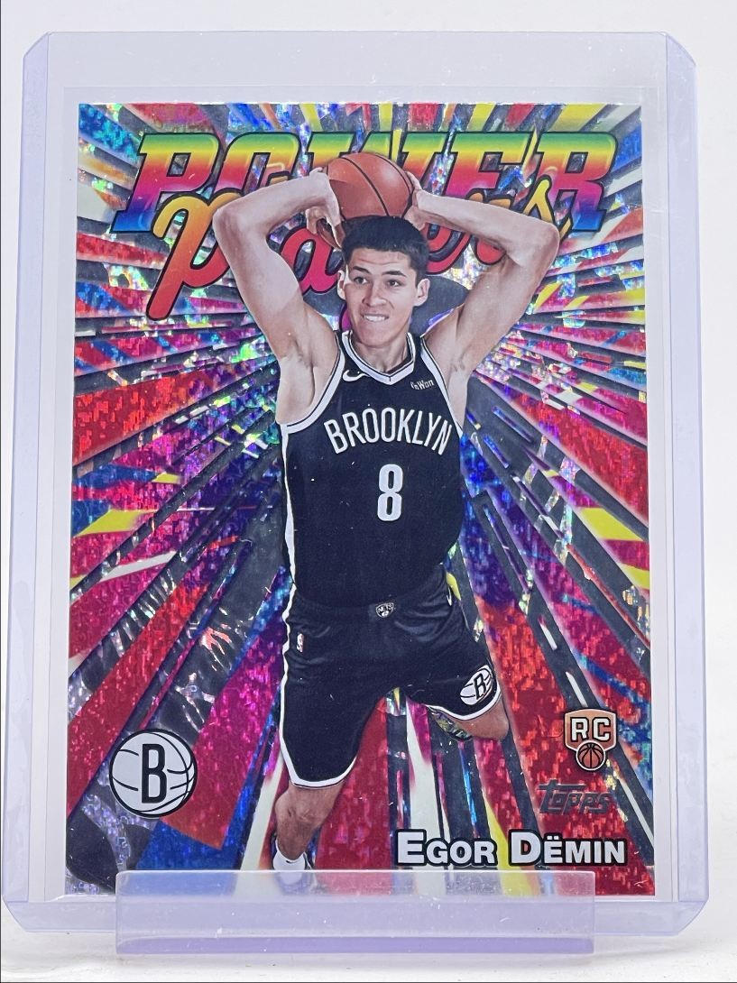 EGOR DEMIN 2025-26 TOPPS POWER PLAYERS ROOKIE HOLO FOIL RC Q3464