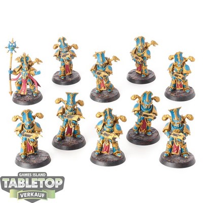 Thousand Sons - 10 Rubric Marines - bemalt