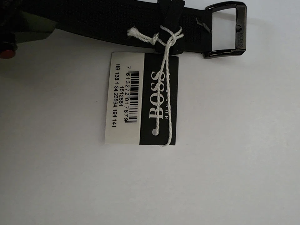 HUGO BOSS HOMBRE 1512661 CRONÓGRAFO ALARMA JAPÓN CUARZO 46mm *SÚPER LIQUIDACIÓN VENTA* Foto 4 de 4