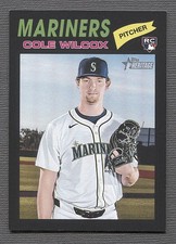 2026 Topps Heritage Black Border #155 Cole Wilcox RC