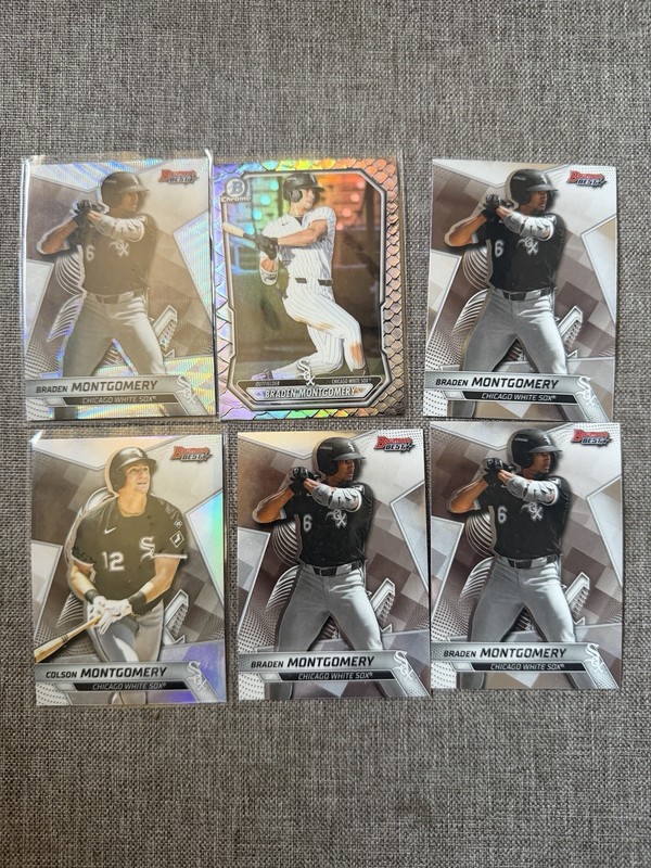 2026 Bowman Braden Montgomery Best Reptilian Refractor 6 Cards