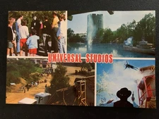 Vintage Postcard Universal Studios Multi-View Hollywood California Souvenir