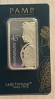 1 oz Pamp 45 Fortuna 9999 Silver