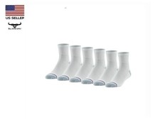 MediPeds Men's Non-Binding Ankle Socks, 6-Pairs, White, Men 7  12 Women 10  13 