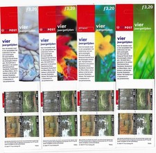 Netherlands 1999, 4 seasons booklets sets MNH