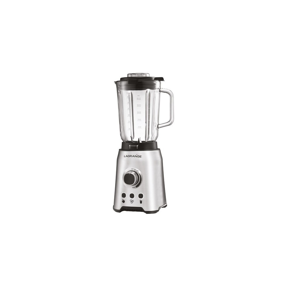 Blender LAGRANGE 609021 mixeur de cuisine en verre 1,5L chromé