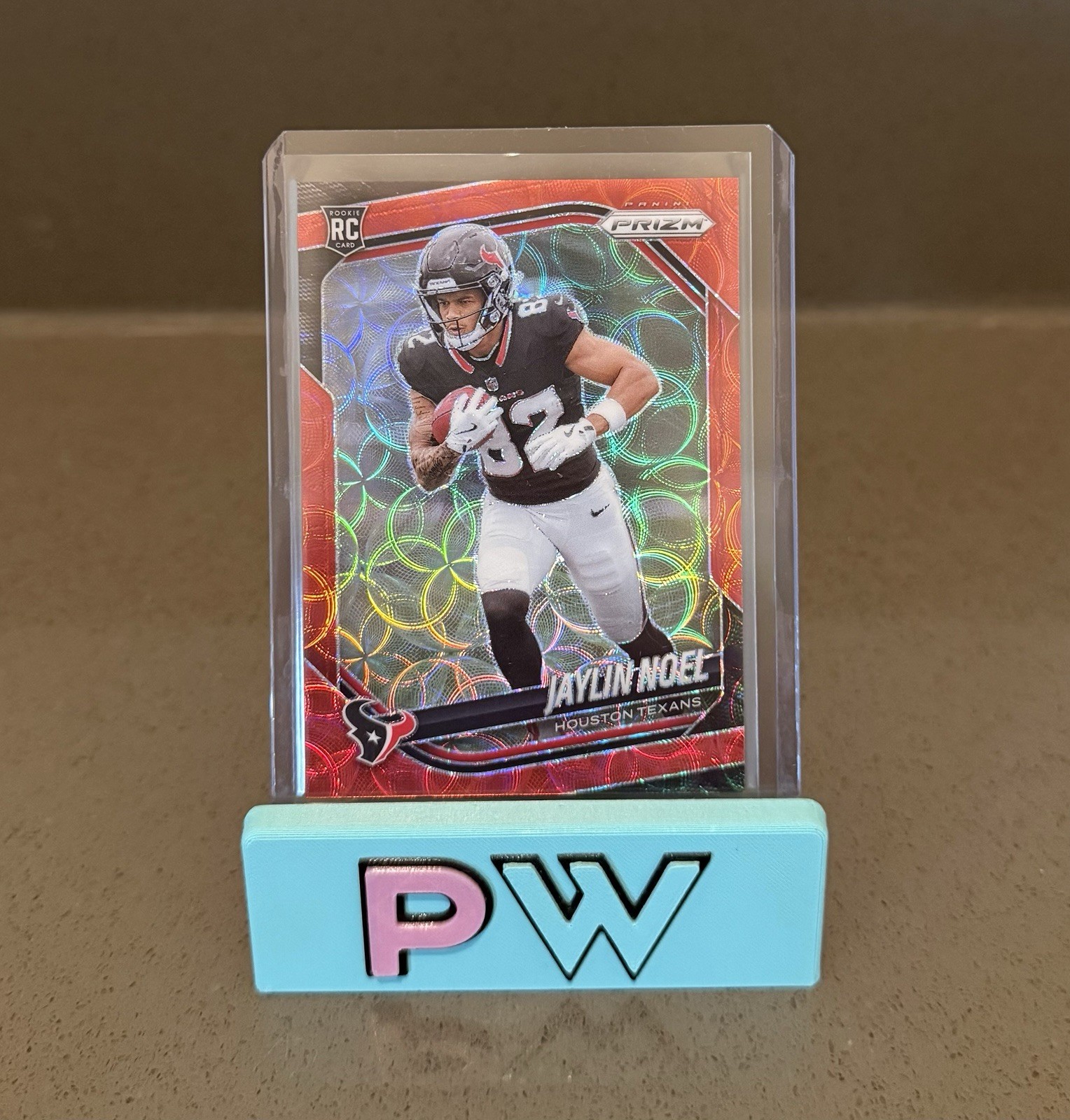 2025 Panini Prizm Choice Jaylin Noel 09/20 Red Choice Prizm RC #386 (Houston)
