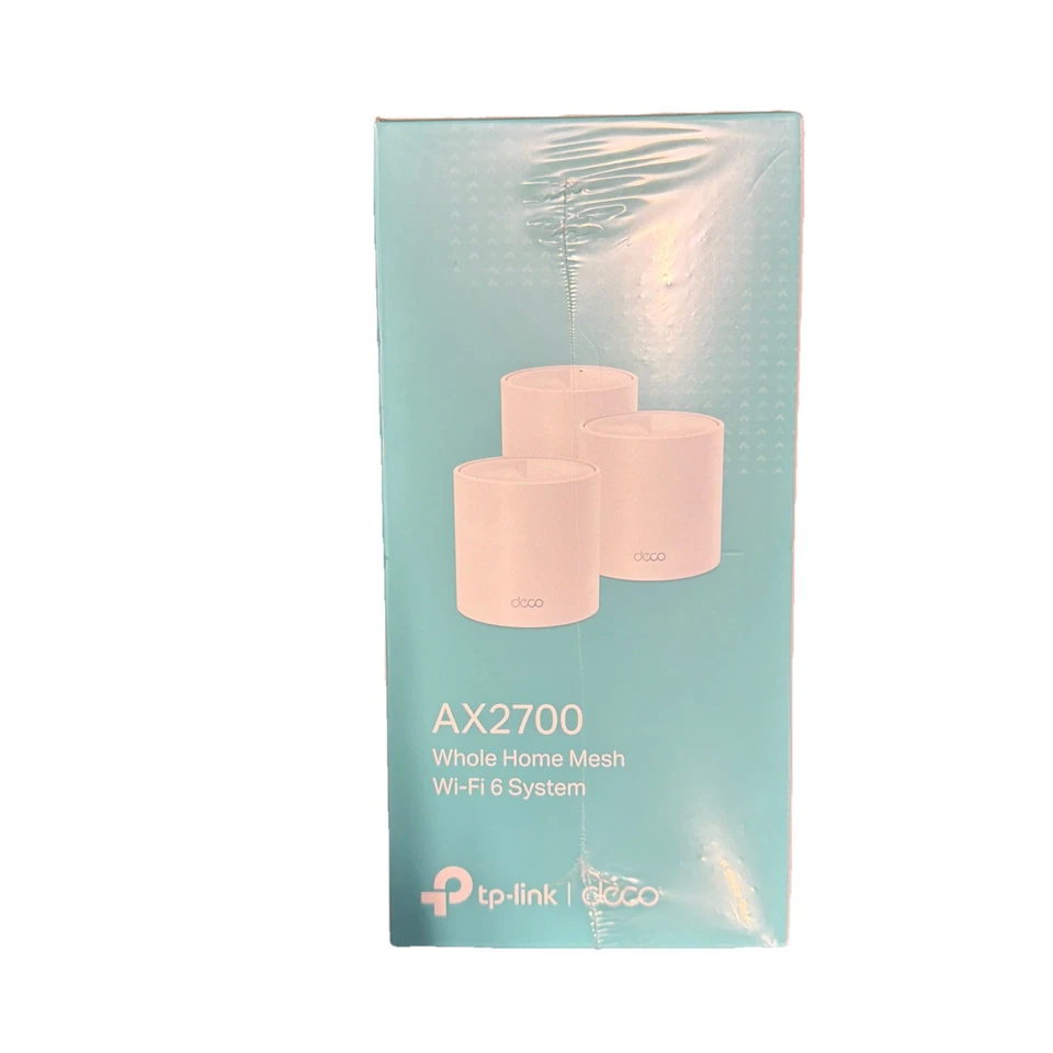 TP-Link Deco W8100 (3-pack) AX2700 W-Fi 6 Dual-Band AI-Driven Home Mesh Router - Image 4 of 4