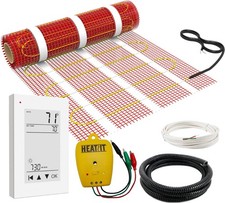 10 sqft HEATIT Warmmat Electric Radiant Self-adhesive Floor Heat Heating System